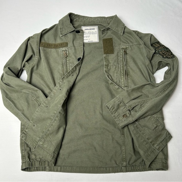 Zaria and Voldaire Women’s Green “Kid Cotton Lave” Jacket - Picture 3 of 15